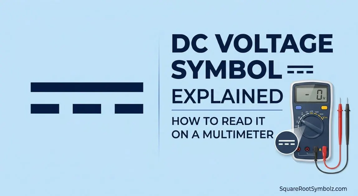 DC Voltage Symbol