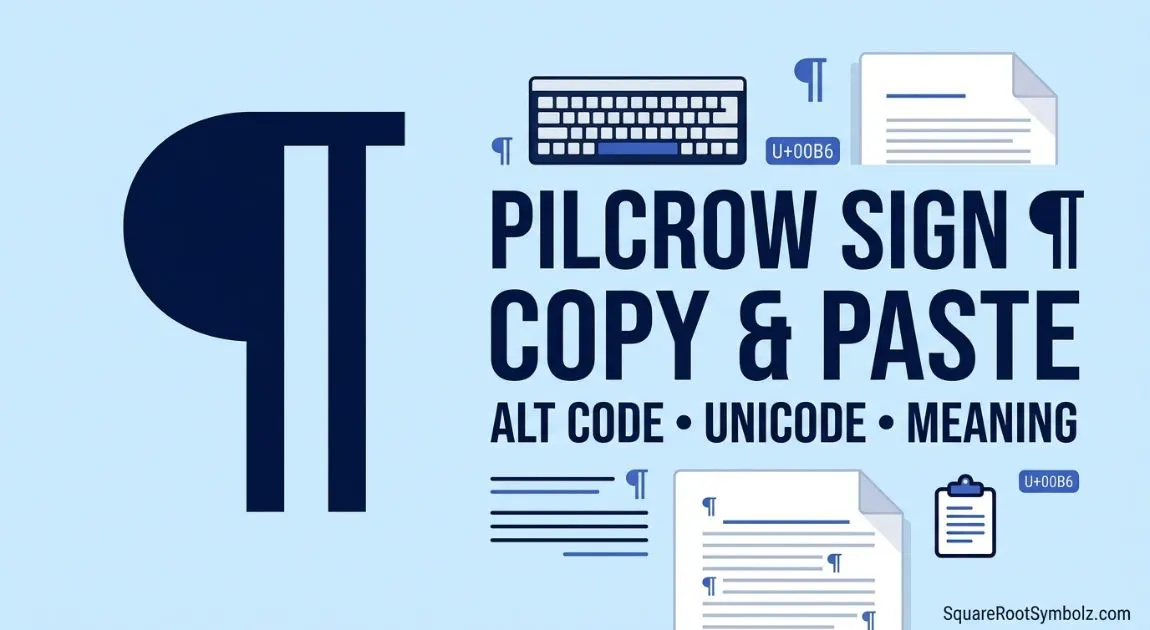 Pilcrow Sign ¶