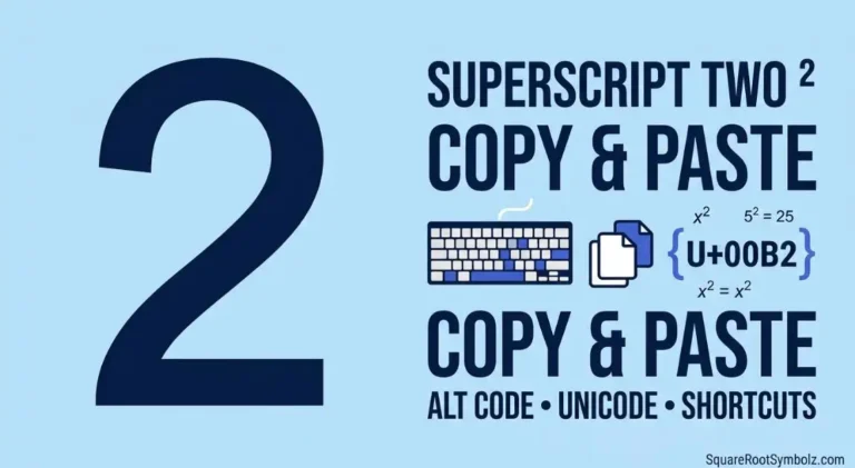 Superscript Two
