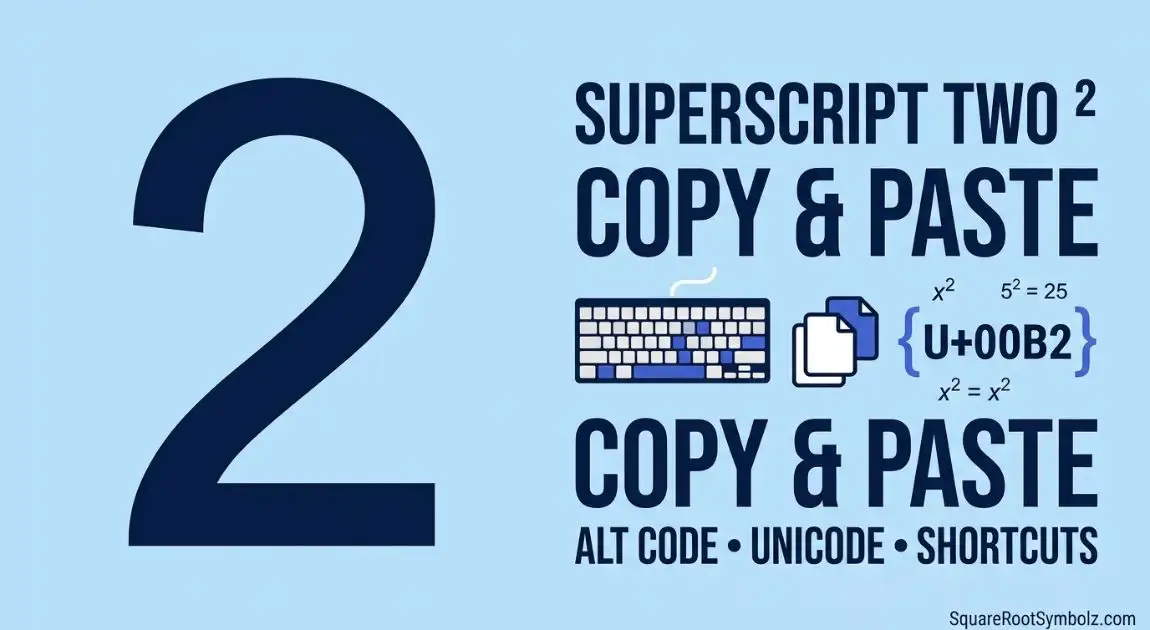 Superscript Two