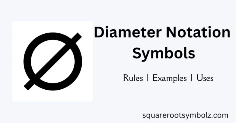 Diameter Notation
