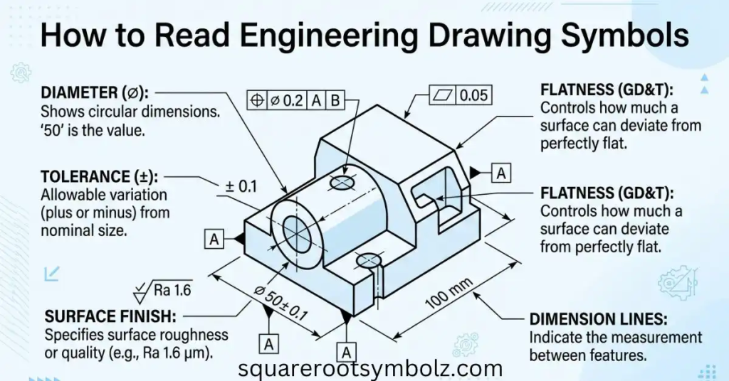 Symbol for Diameter and Radius