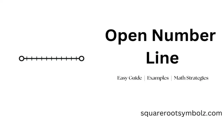 Open Number Line