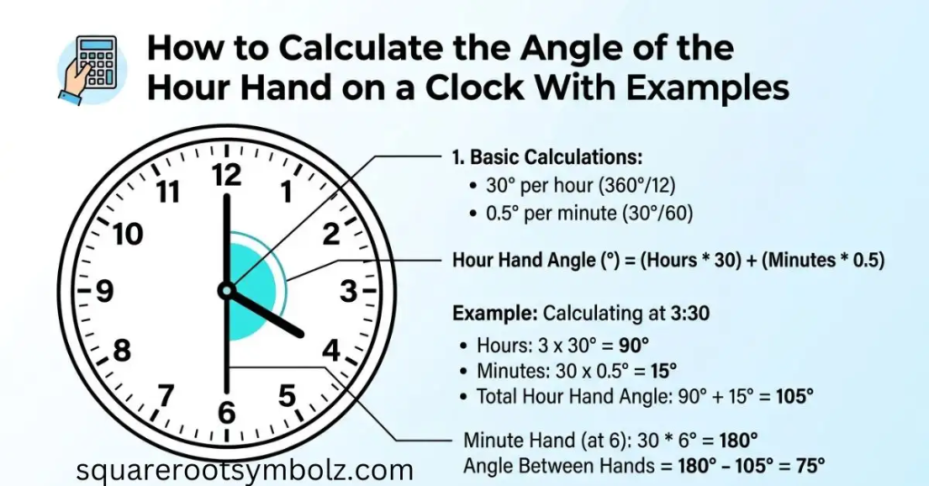 hour hand on clock