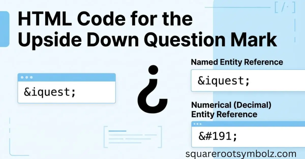 Upside Down Question Mark Copy Paste