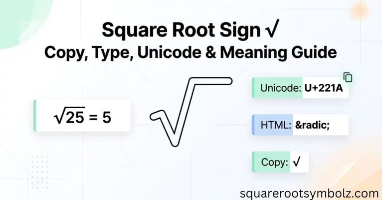 Square Root Sign