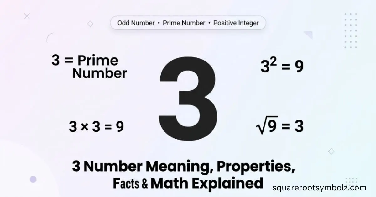 3 Number