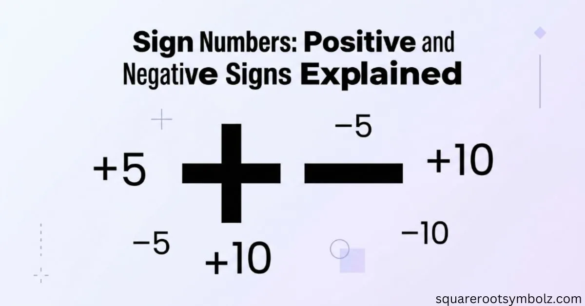 Sign Numbers