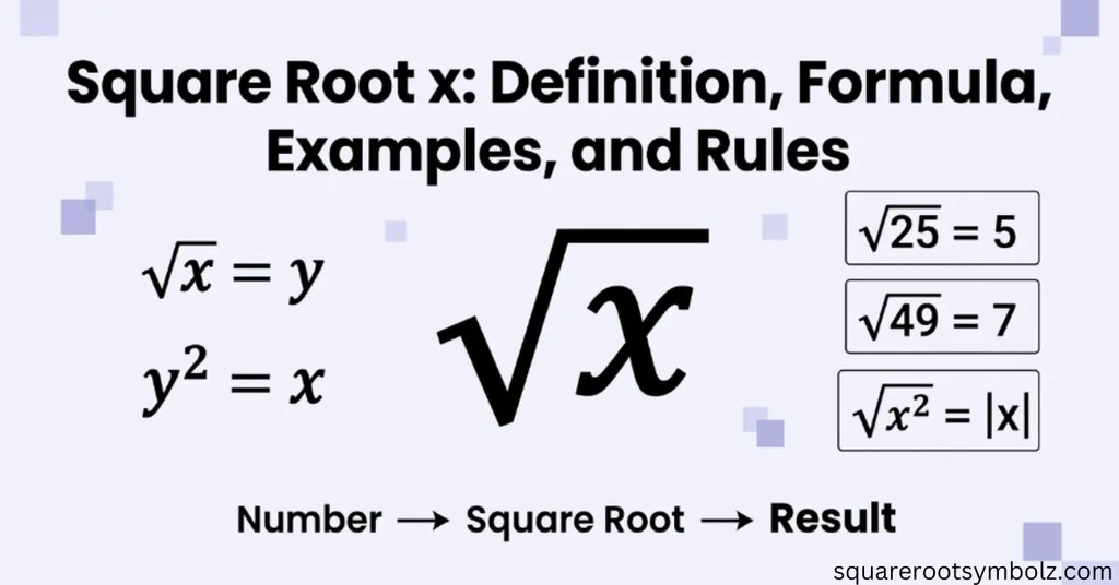Square Root x