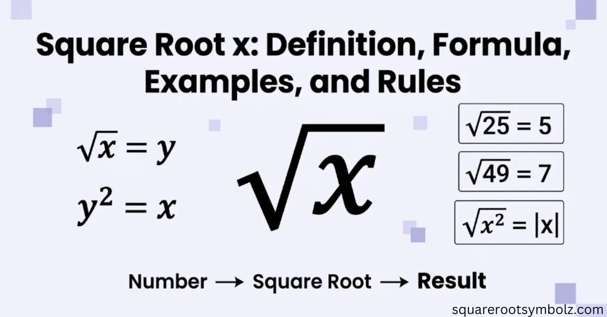 Square Root x
