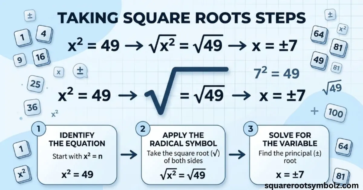 Taking Square Roots