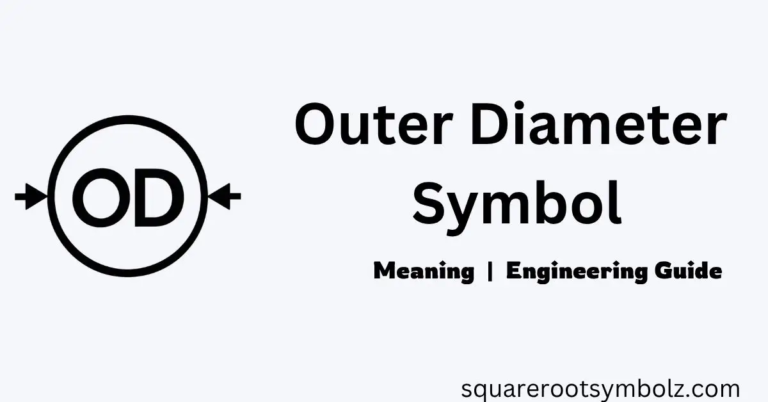 Outer Diameter Symbol