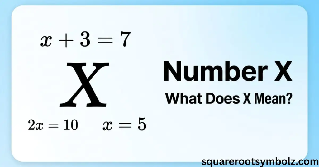 Number X