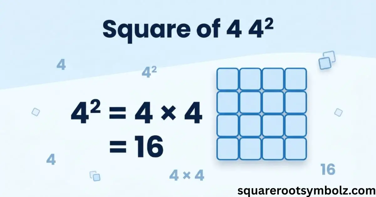 Square of 4