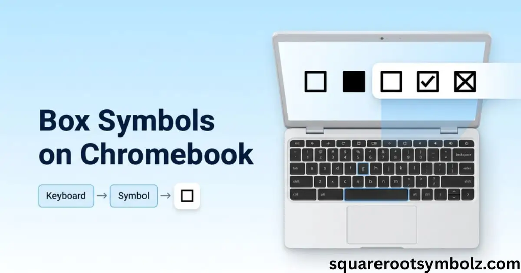 Box symbols on Chromebook