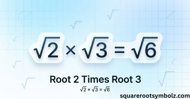 Root 2 Times Root 3