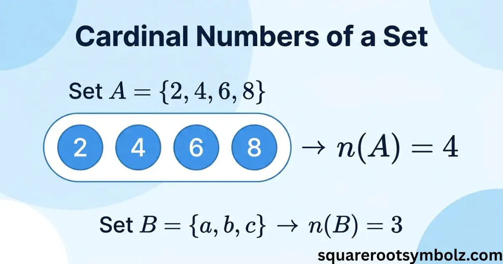 Cardinal Numbers of a Set