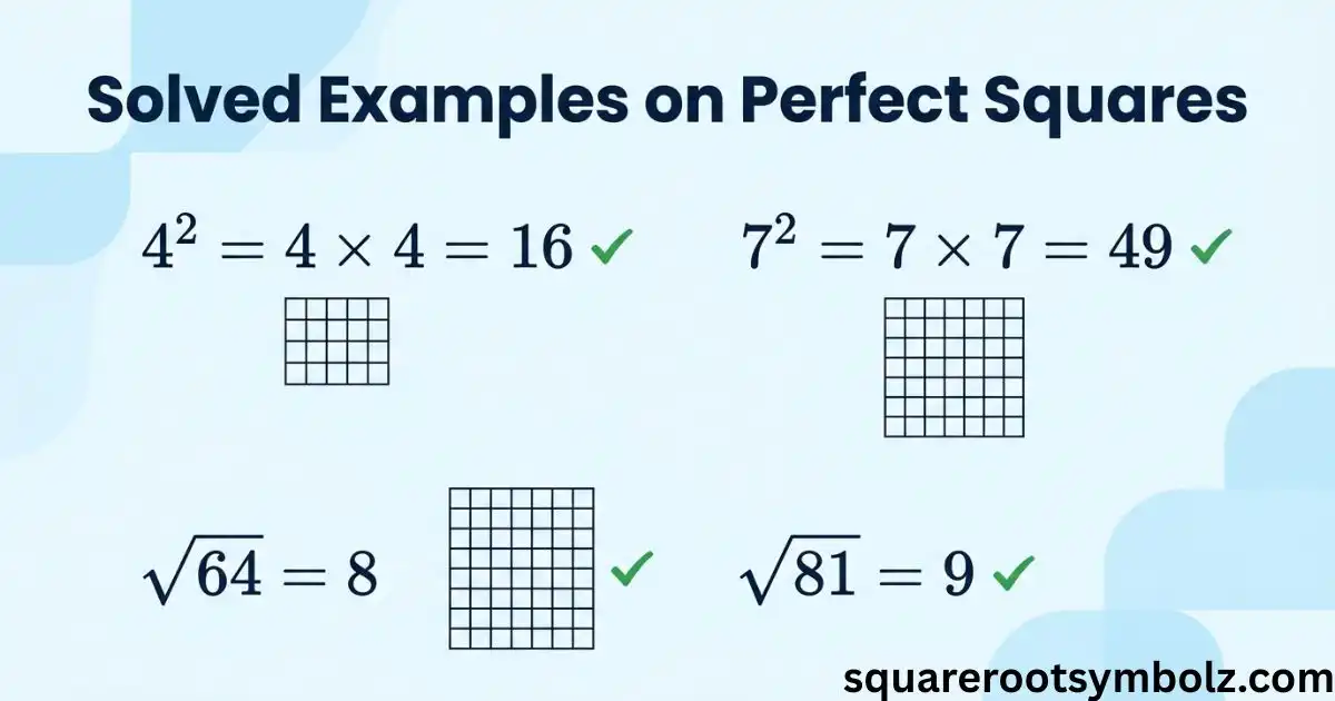 Perfect Squares Definition