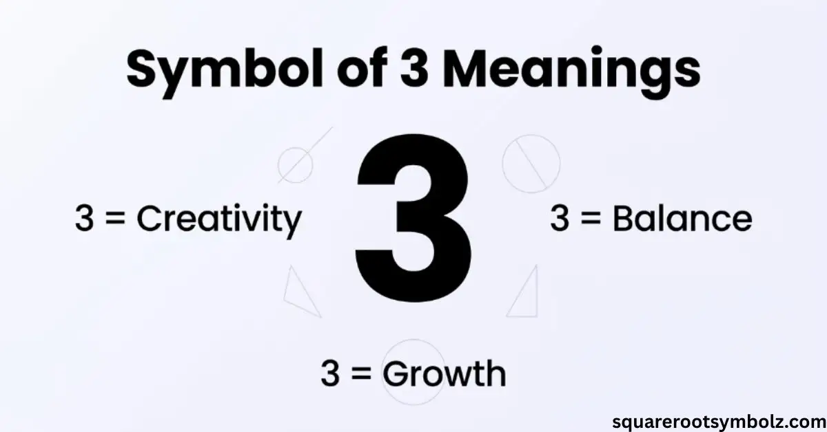 Symbol of 3