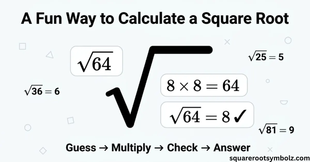 A Fun Way to Calculate a Square Root