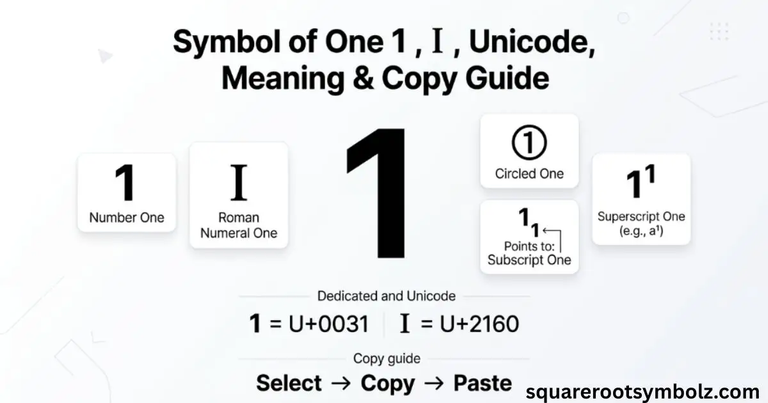 Symbol of One