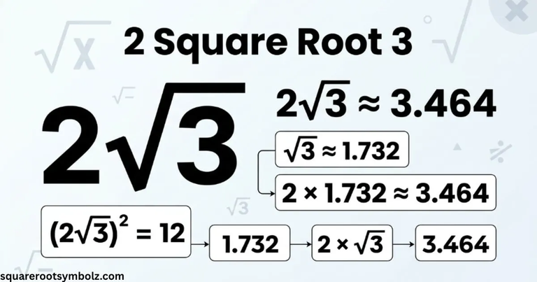 2 Square Root 3