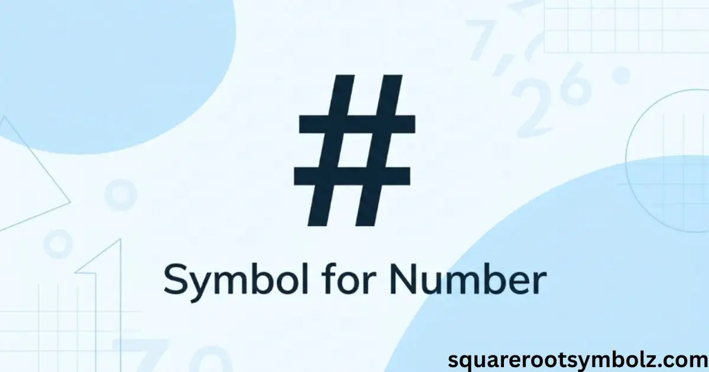 Symbol for Number
