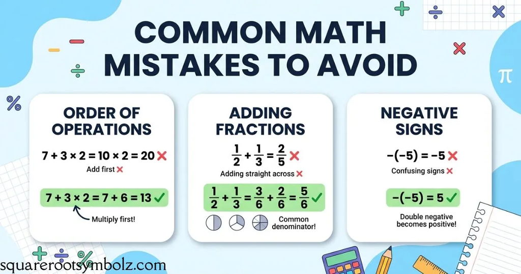 Common Math Mistakes to Avoid